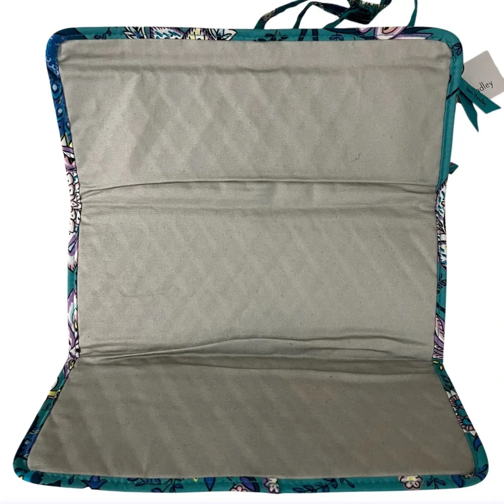 NWT Vera Bradley Quilted Travel Curling/Flat Iron Cover Peacock Garden